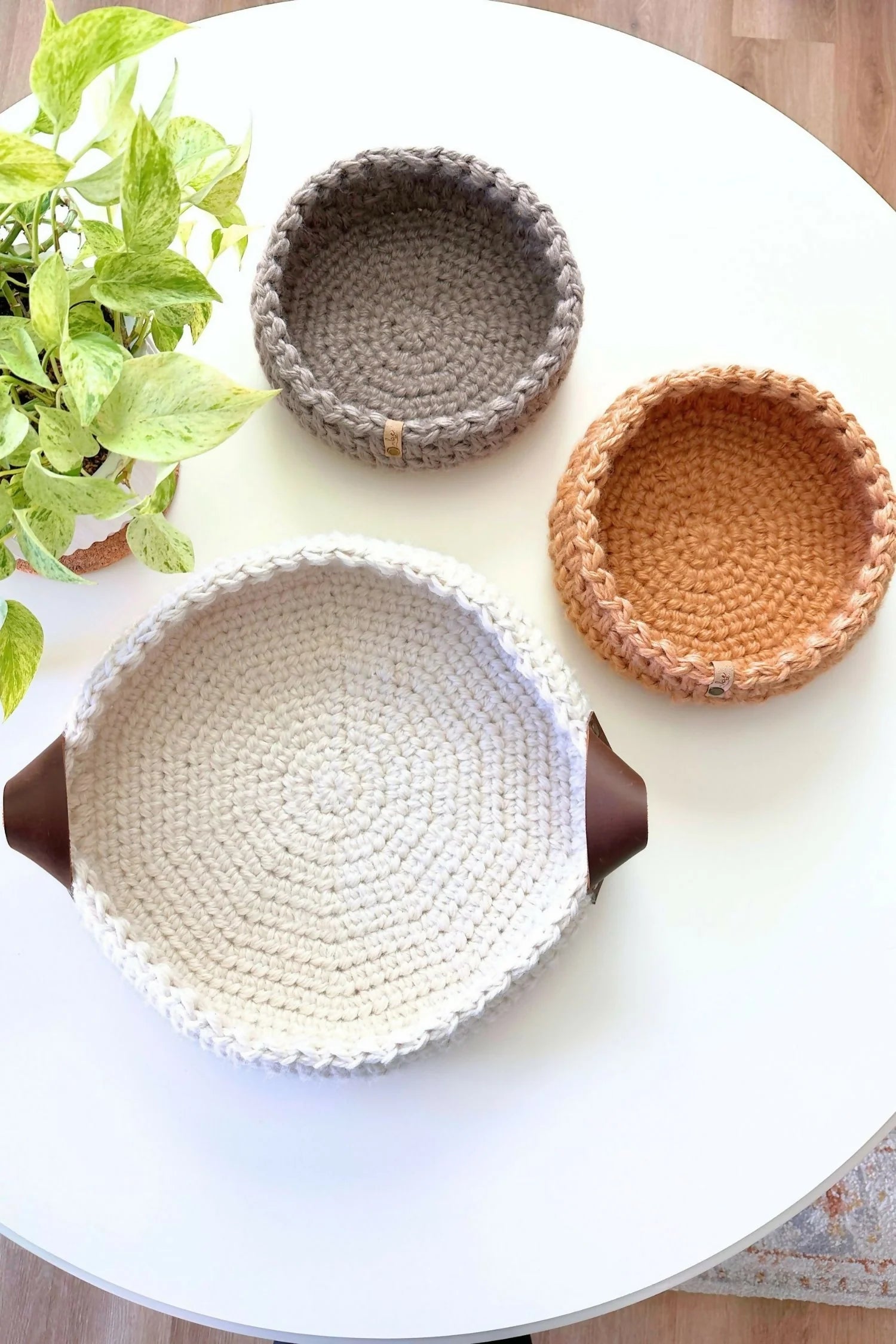 The Spike Stitch Basket & Tray (Crochet)