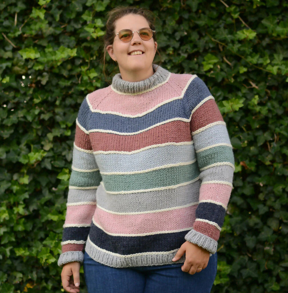 Color Divide Sweater (Knit)