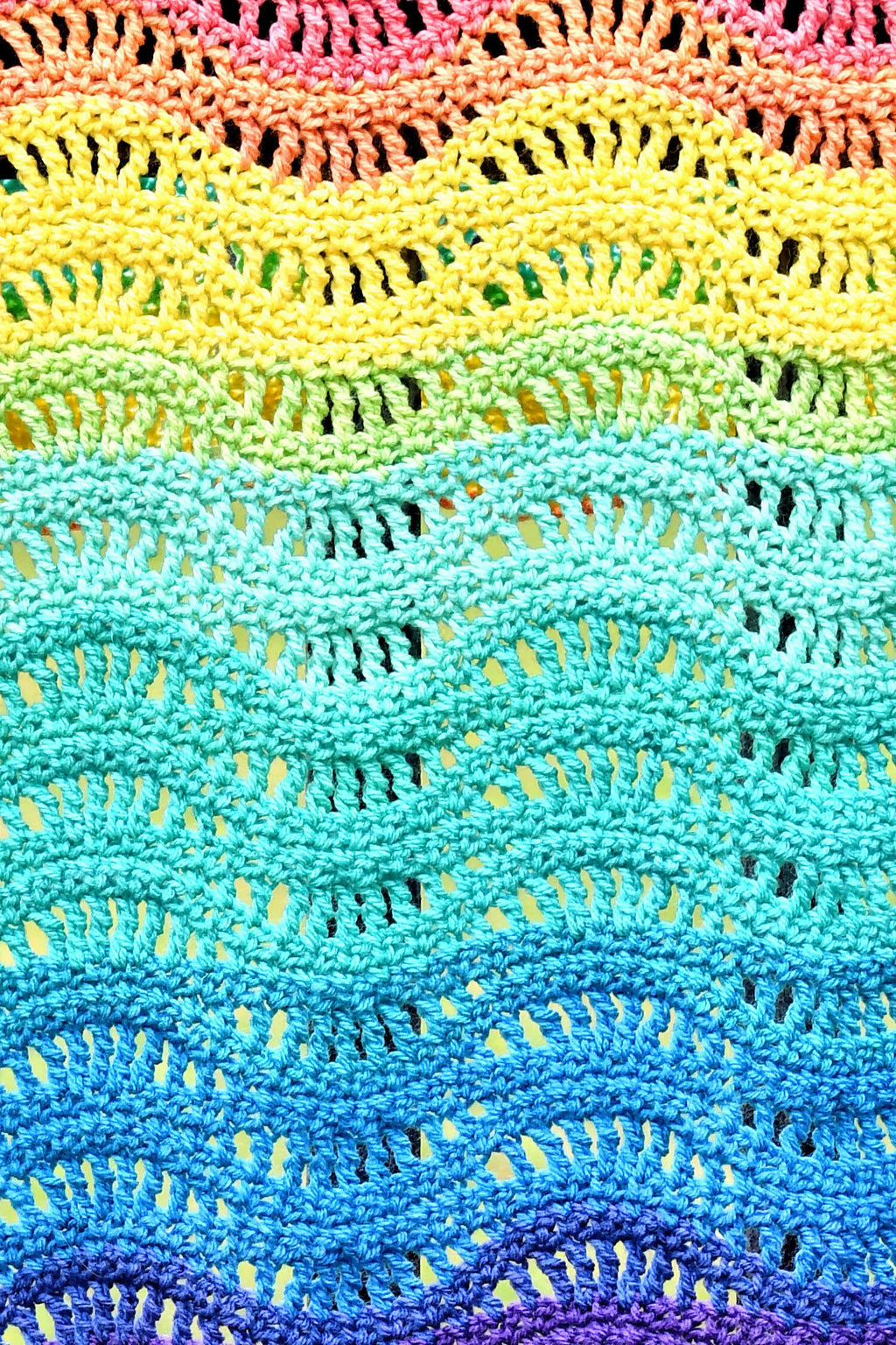 Mandala Waves Baby Blanket (Crochet)