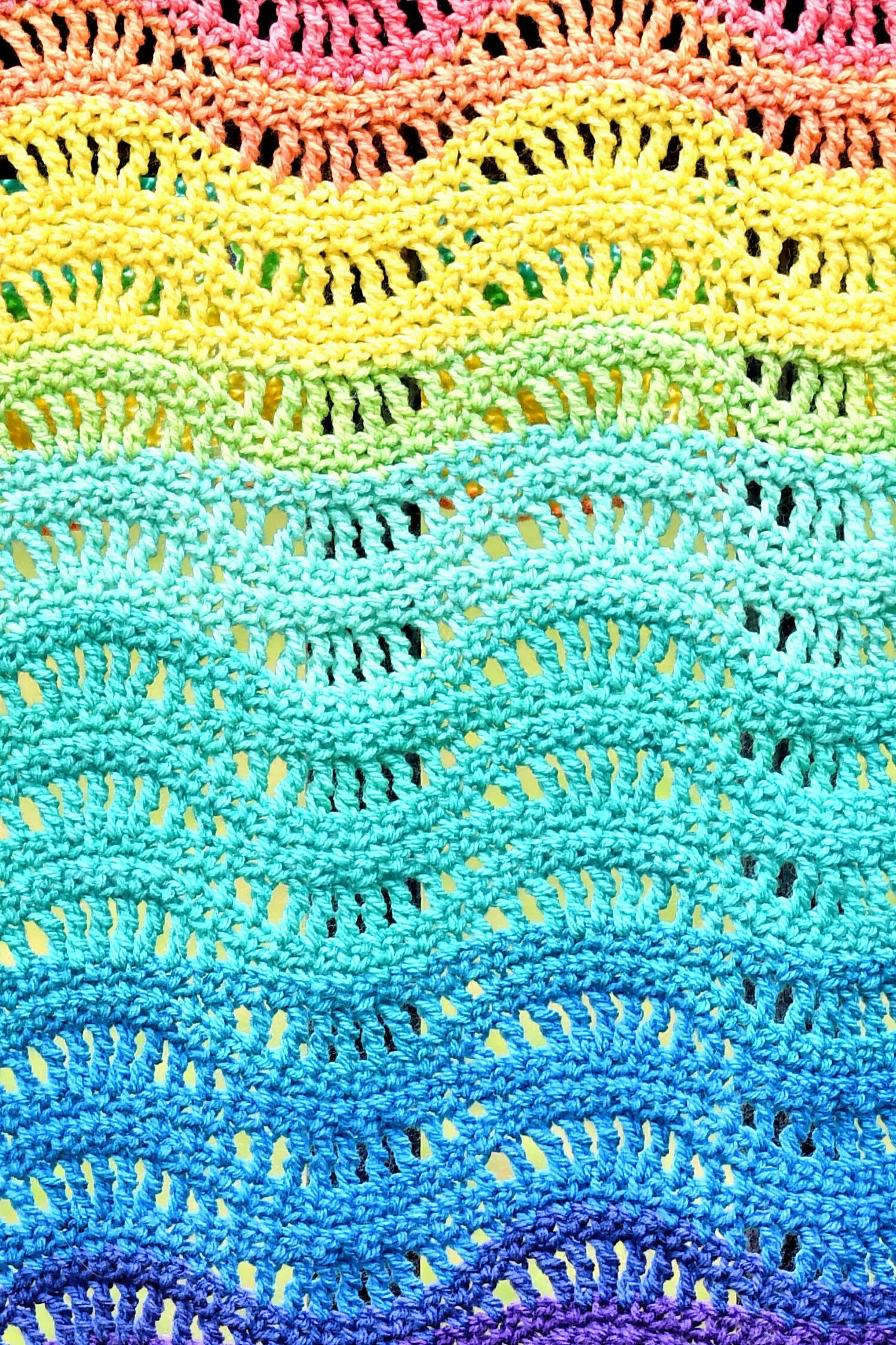 Mandala Waves Baby Blanket (Crochet)