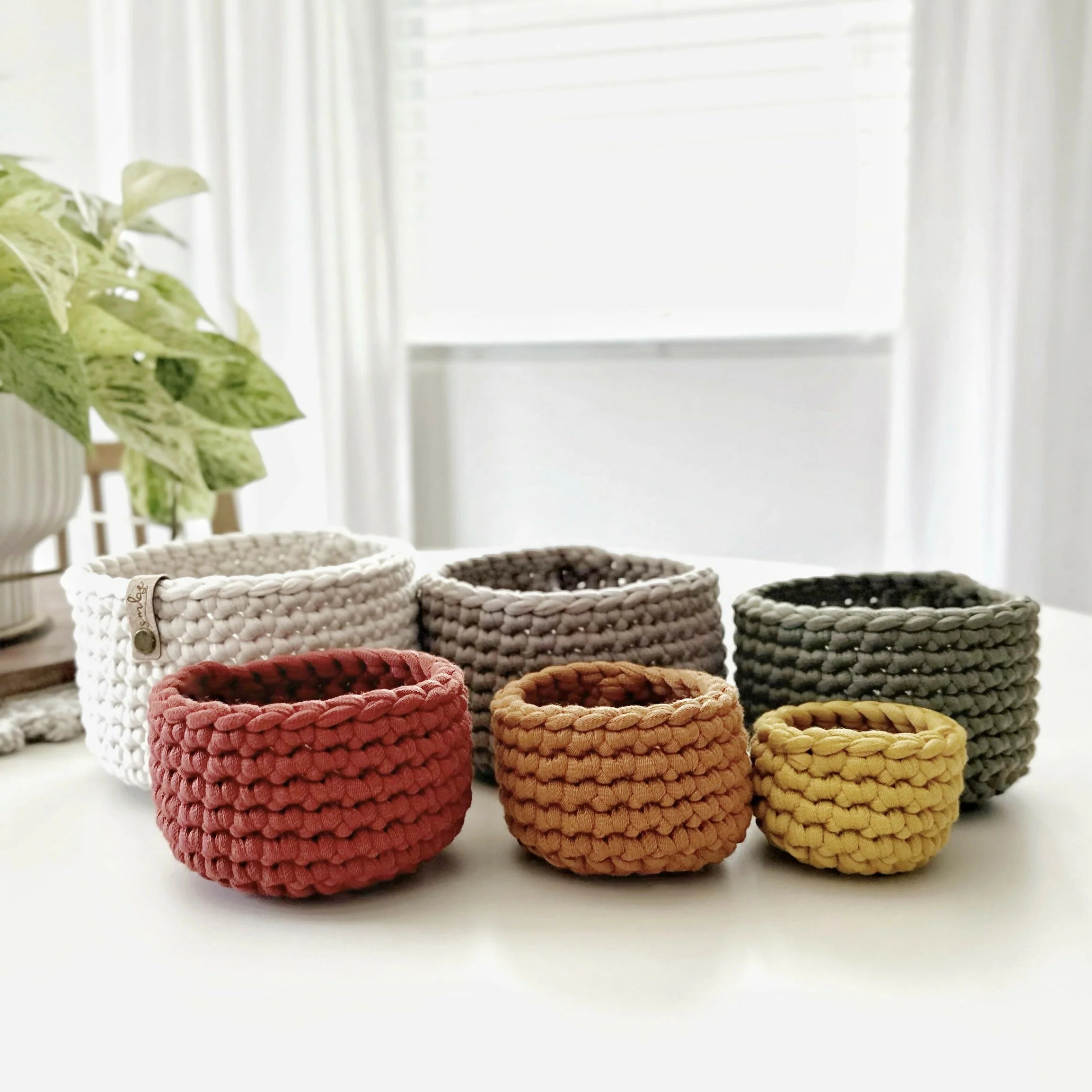 Nesting Bowls Set of 6 (Crochet)