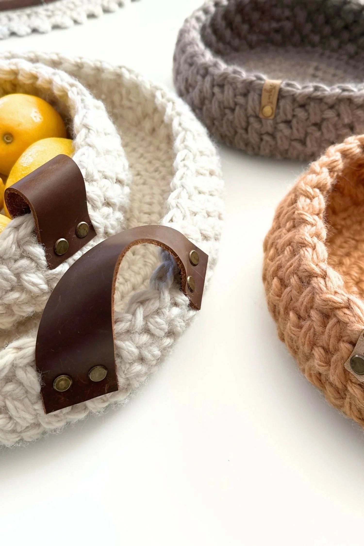 The Spike Stitch Basket & Tray (Crochet)