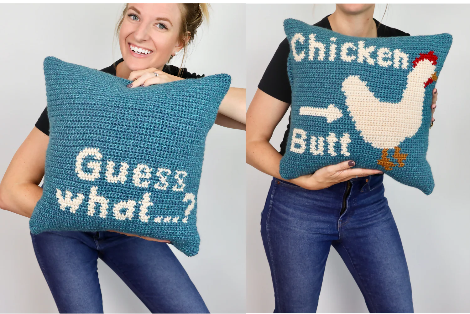 Chicken Butt Pillow (Crochet)