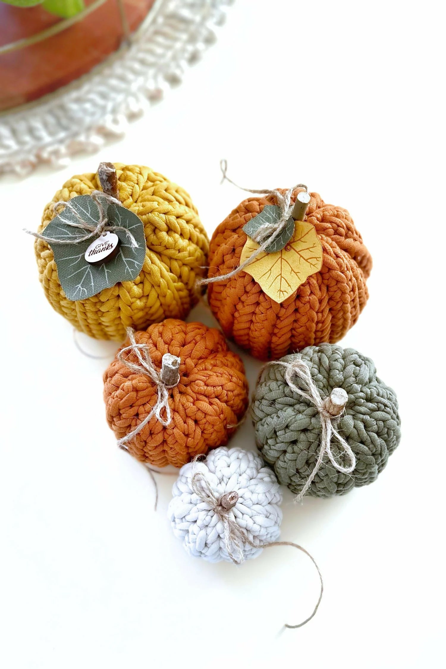 The Herringbone Pumpkin (Crochet)
