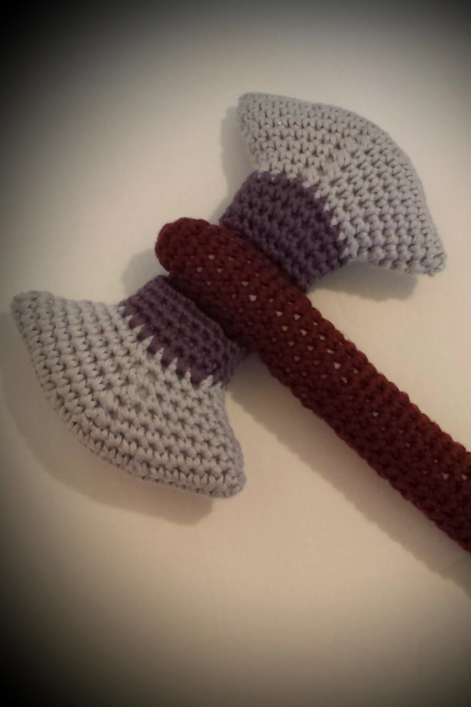 Battle Axe Baby Rattle (Crochet)