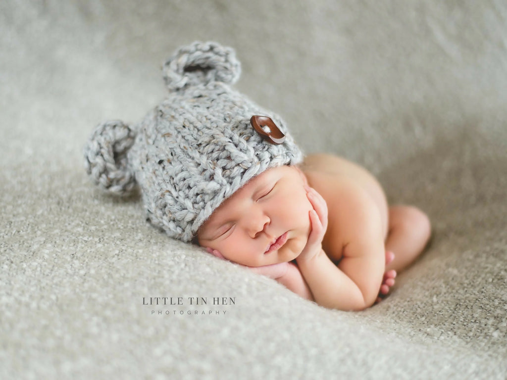 Bear Ears Hat (Knit)