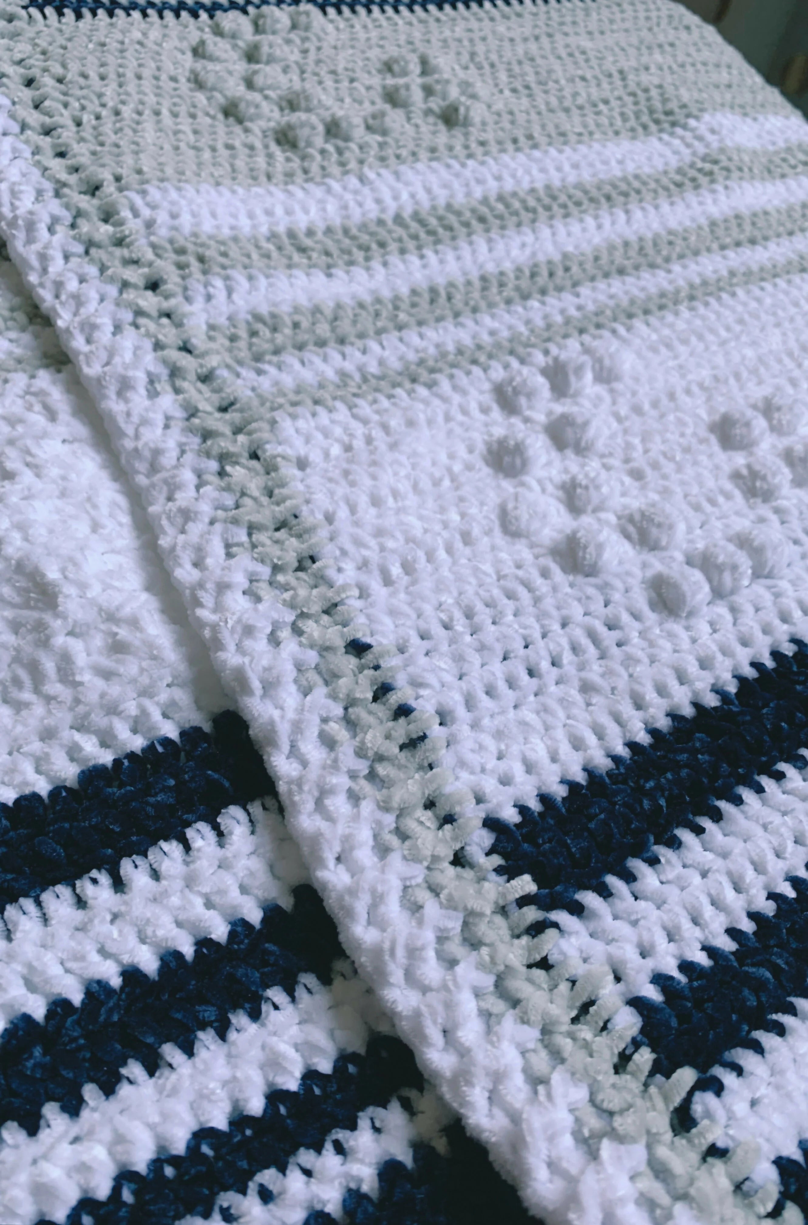 The Midnight Skies Baby Blanket (Crochet)