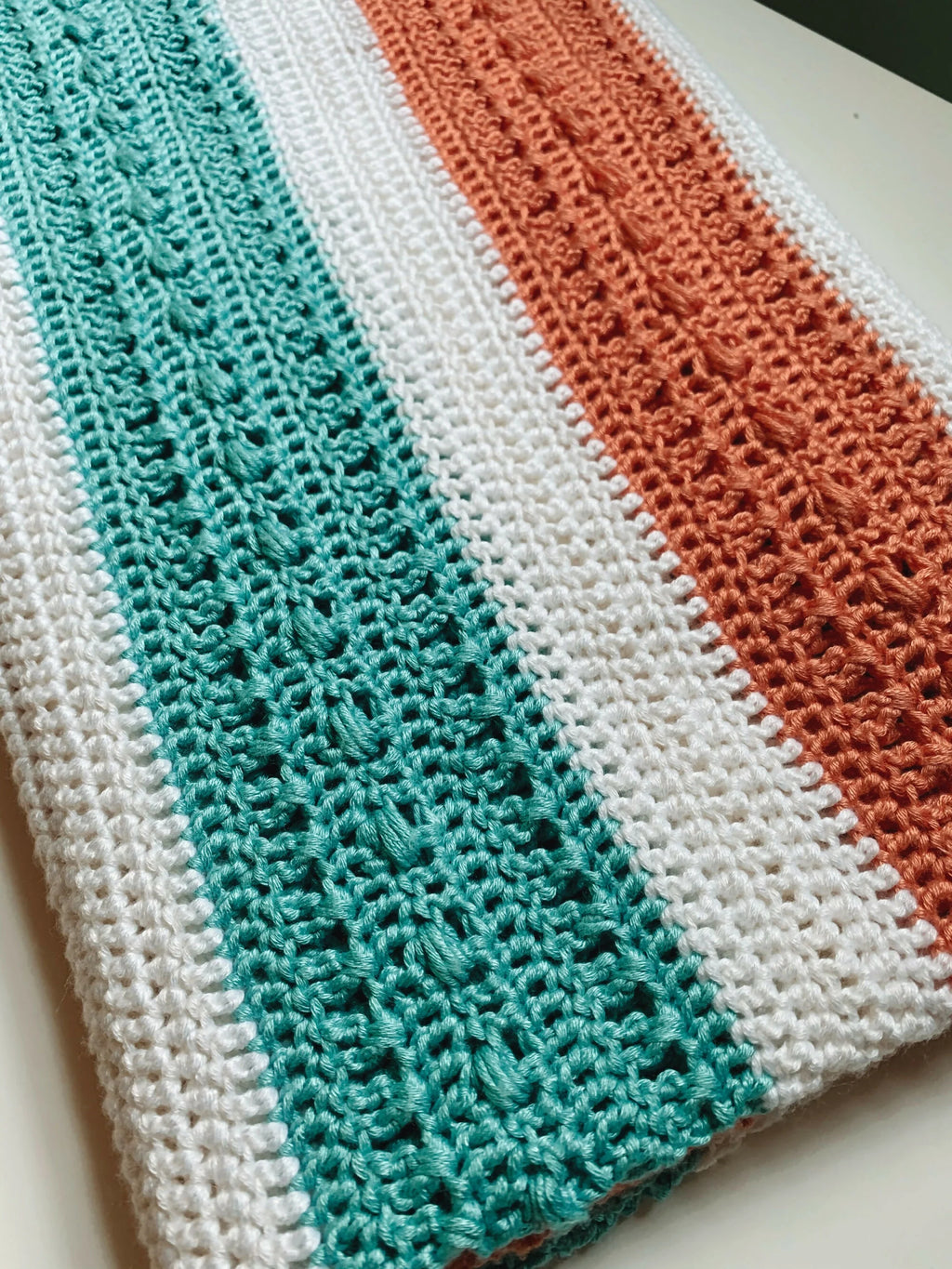 The Sara Bead Baby Blanket (Crochet)