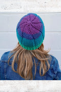 Self-Striping Simple Crochet Beanie (Crochet)