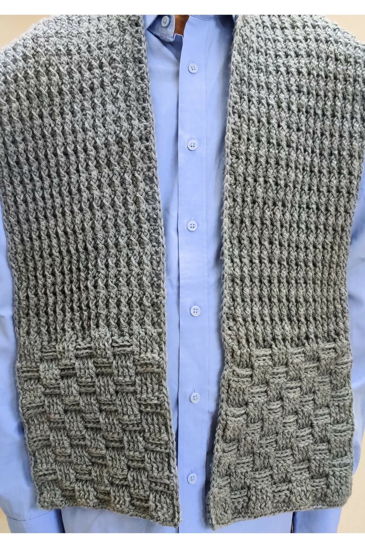 Urban Weave Scarf (Crochet)