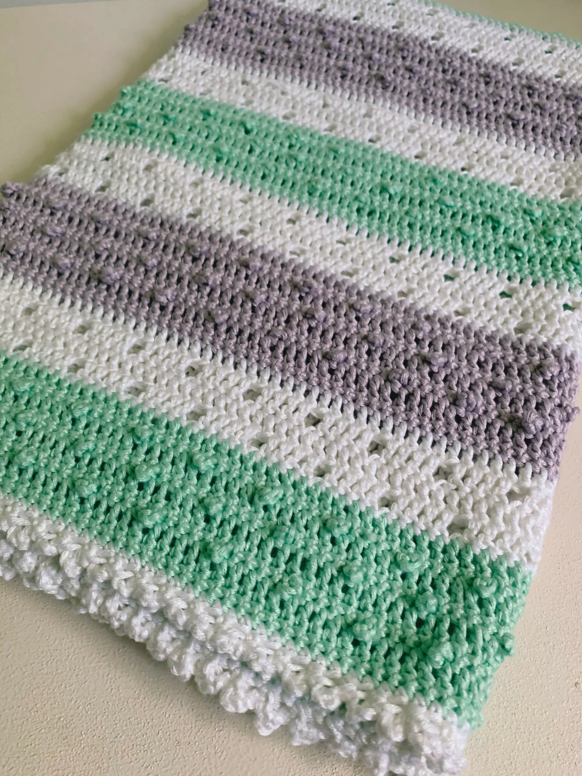 The Pretty Picot Baby Blanket (Crochet)