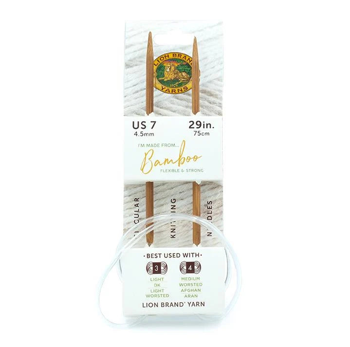 Lion Brand® Bamboo Circular Knitting Needles 29" (Size 8)