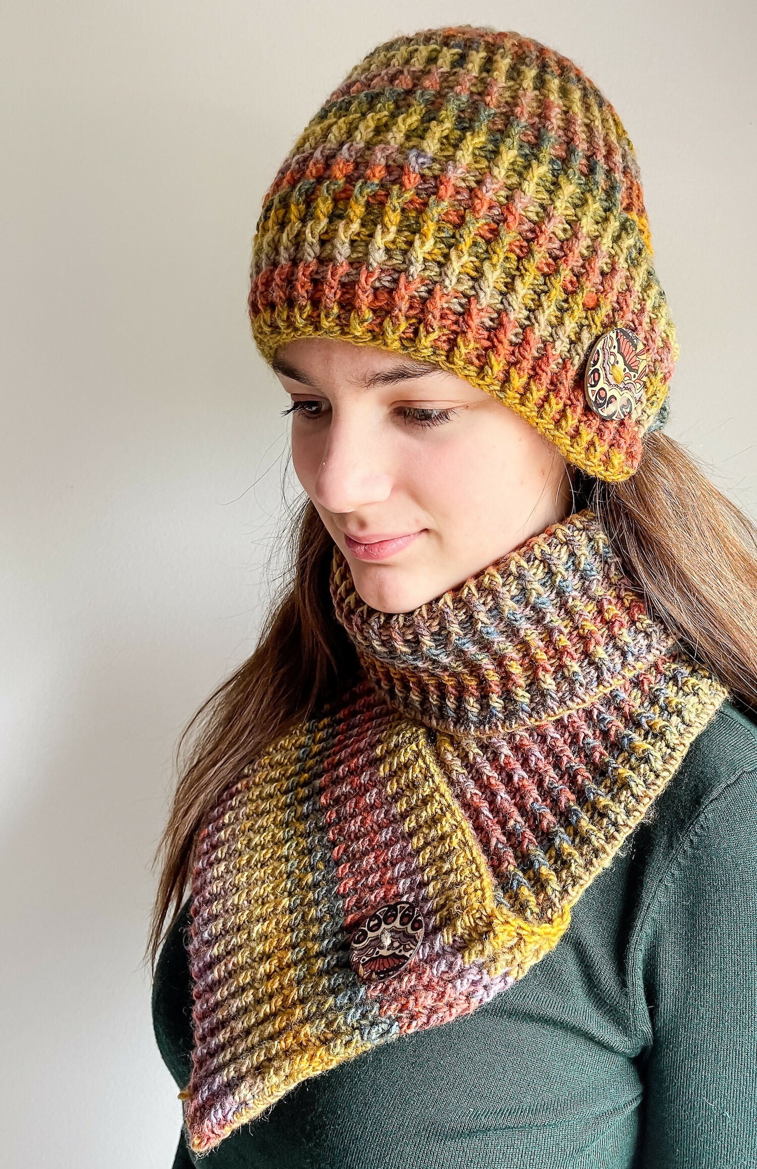 Sassy Autumn Scarf (Crochet)