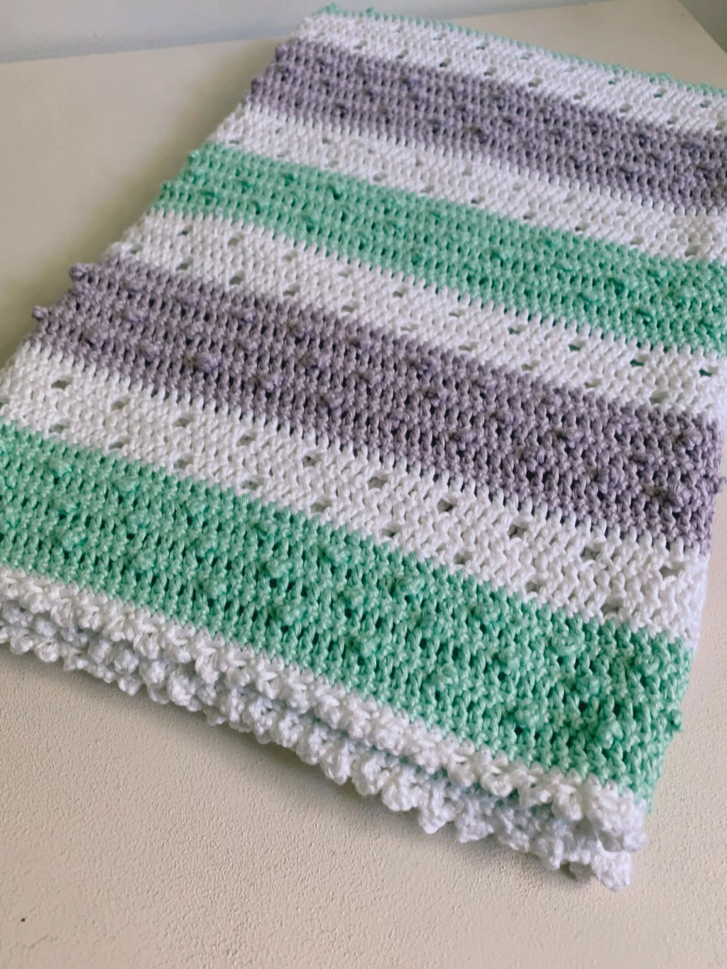 The Pretty Picot Baby Blanket (Crochet)