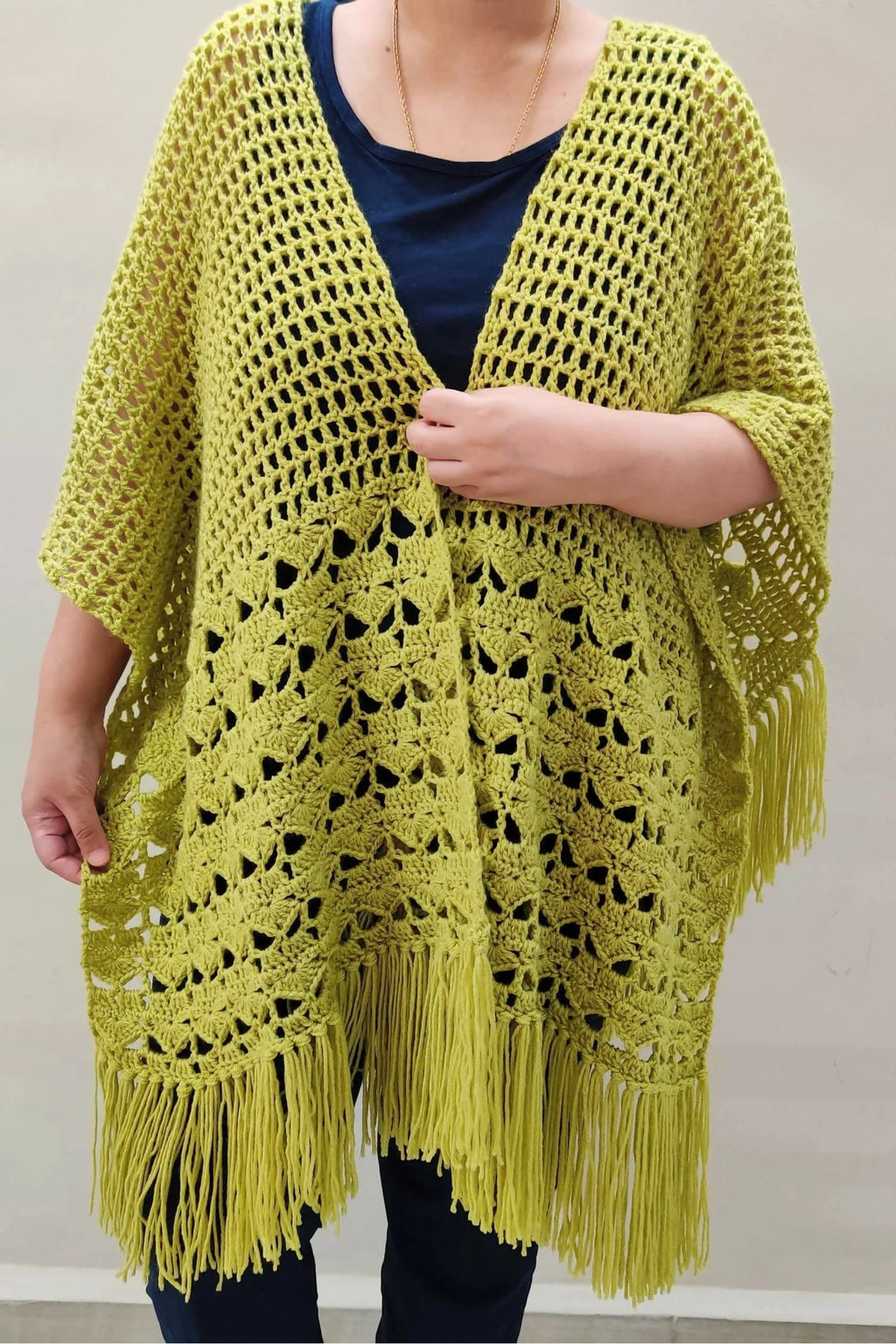Serendipity Poncho Shawl (Crochet)