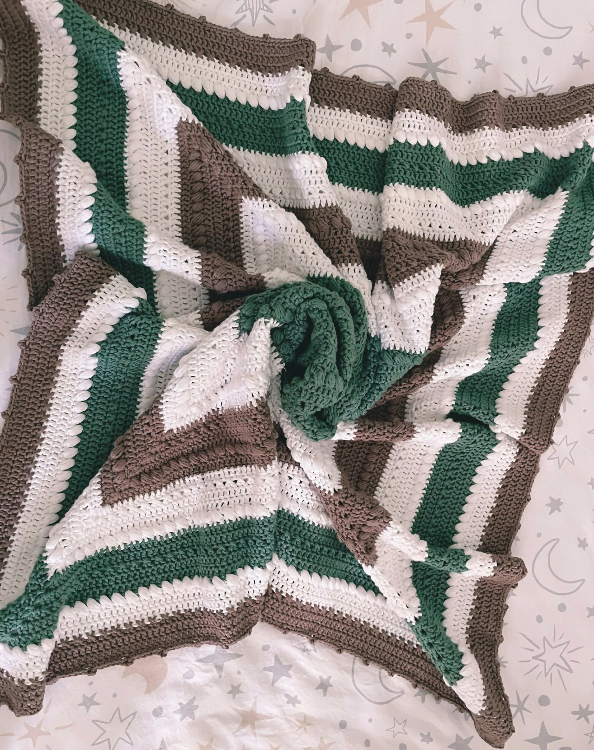The Pommes Baby Blanket (Crochet)