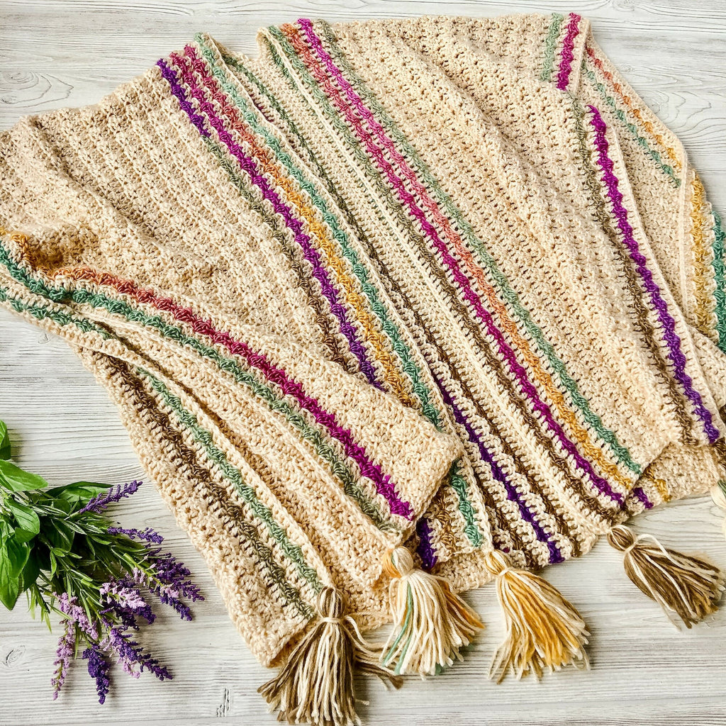 Many Wonders Ruana (Crochet)