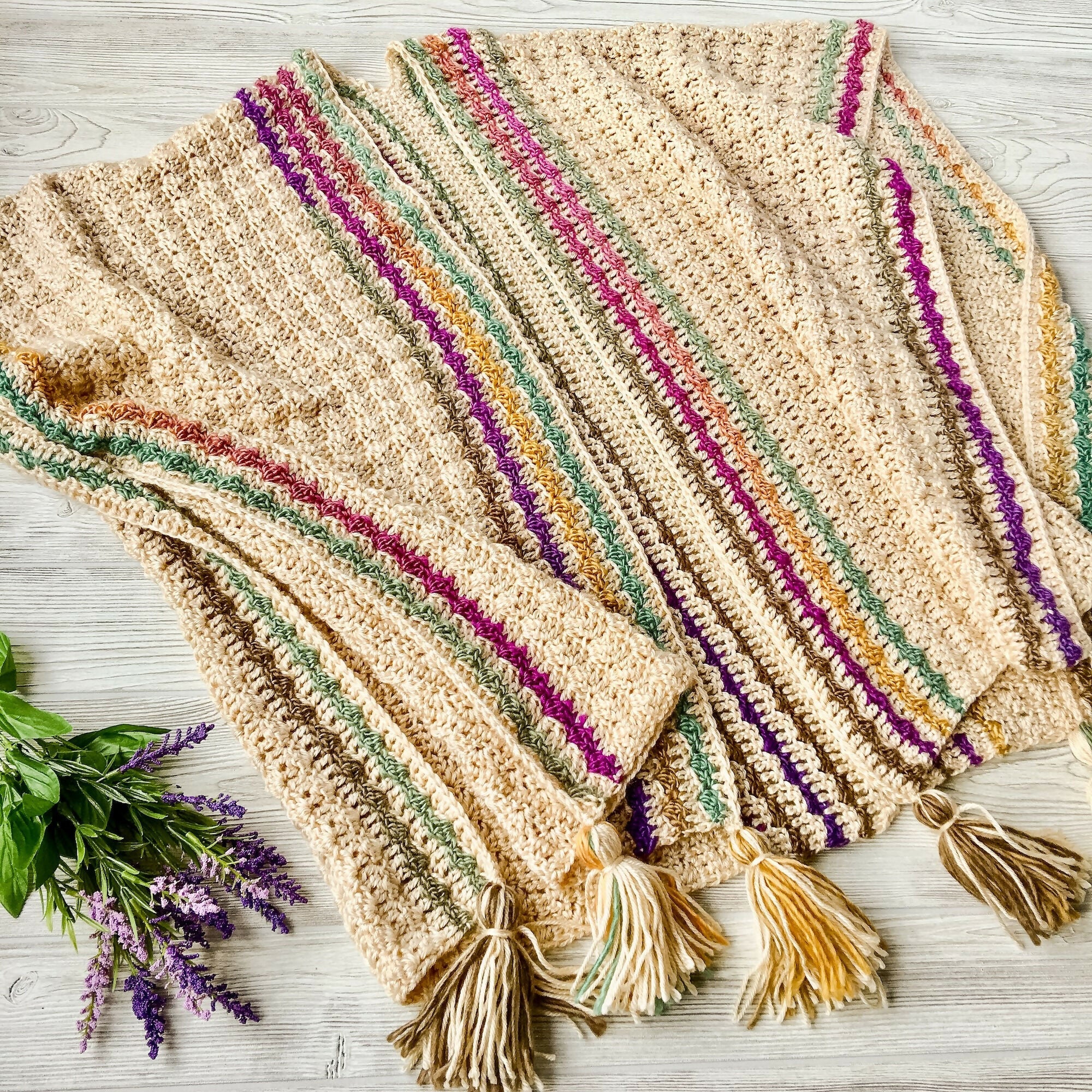 Many Wonders Ruana (Crochet)