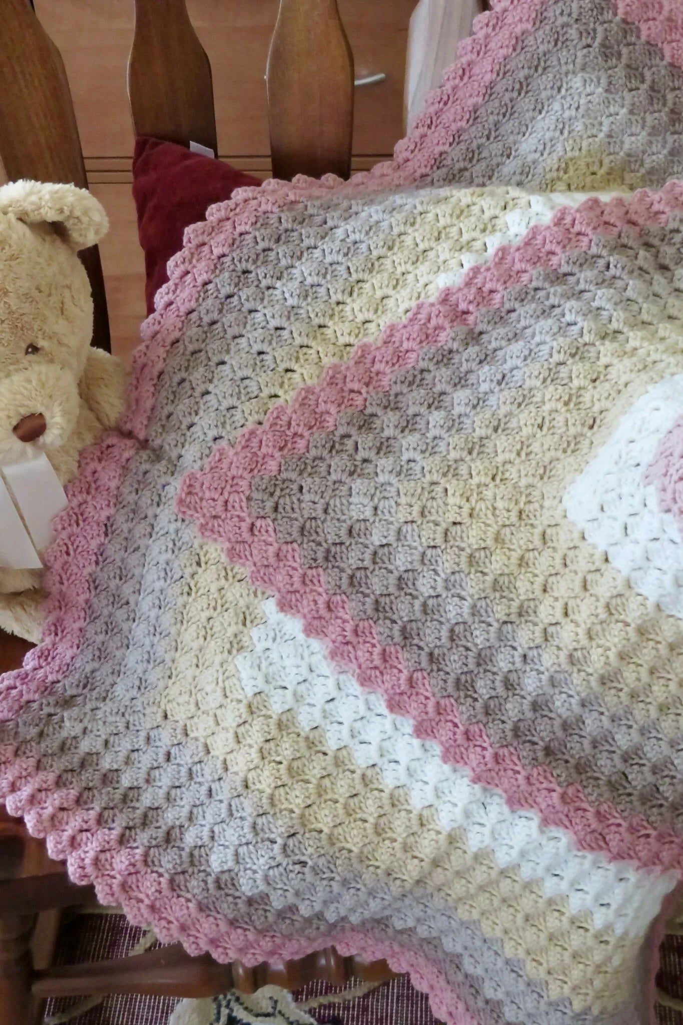 Nap Time Mandala Baby Blanket (Crochet)