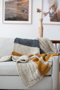 Simple Striped Afghan (Knit) - Version 3