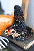 Decorative Halloween Witch Hats - Set of 3 (Crochet)