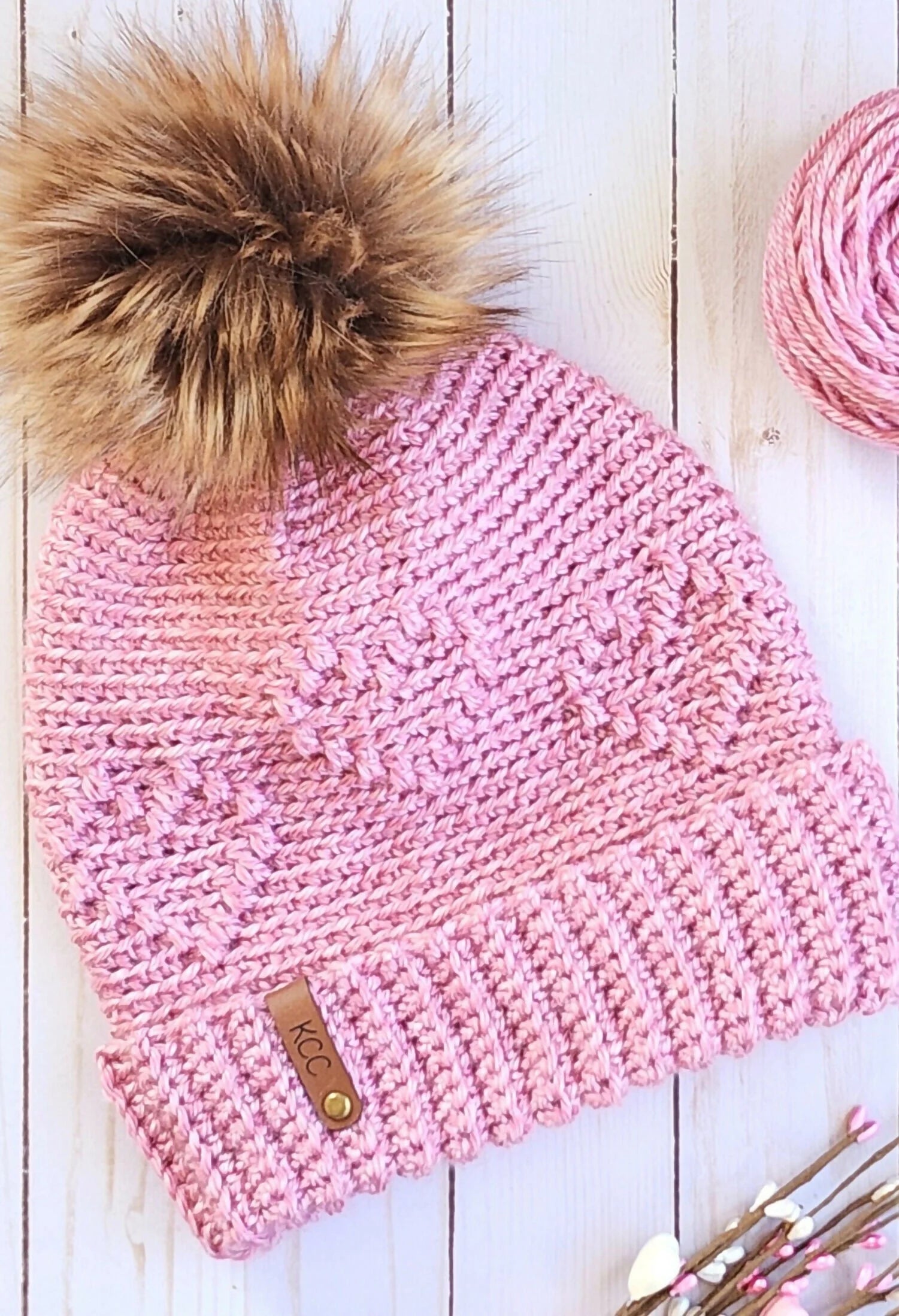 Dancing Hearts Beanie (Crochet)