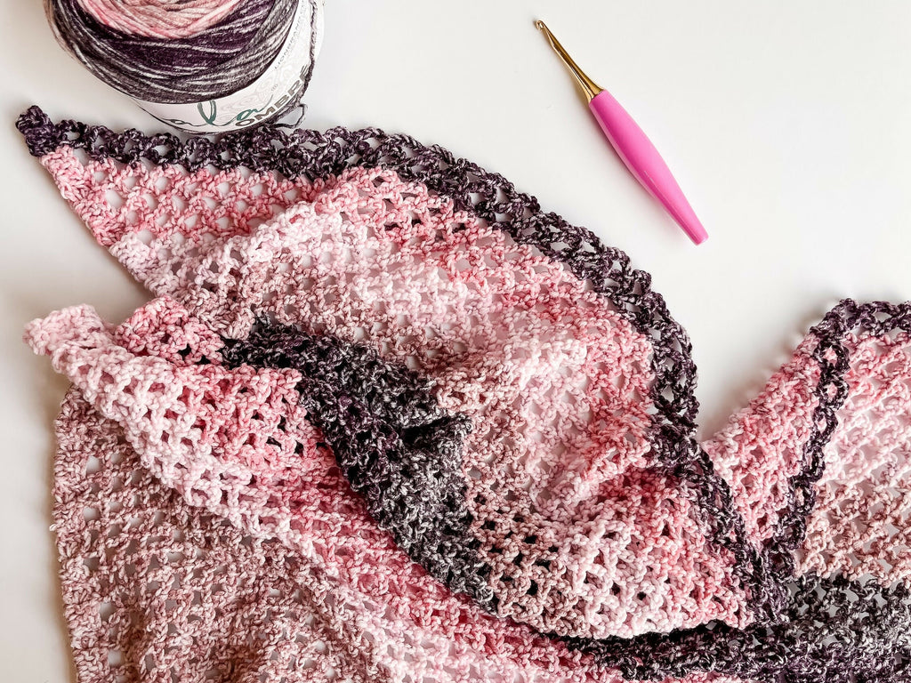 Blushing Moon Scarf (Crochet)