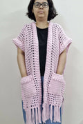 Rosebud Mist Ruana (Crochet)