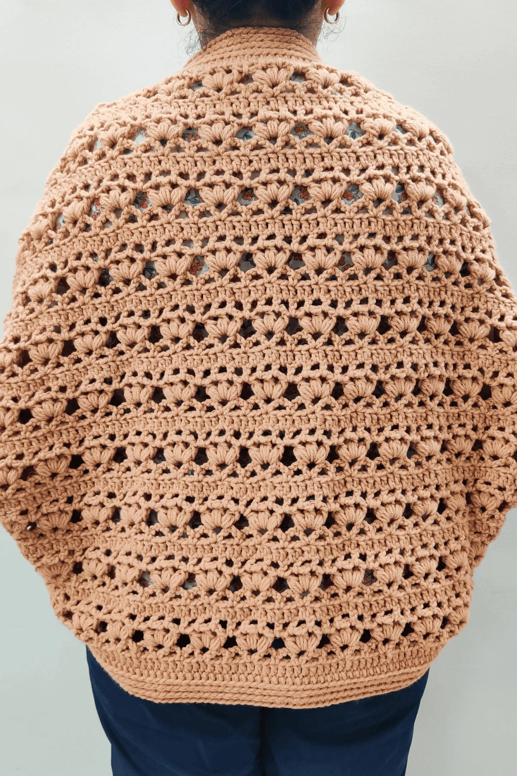 Pumpkin Pie Cocoon Shrug (Crochet)
