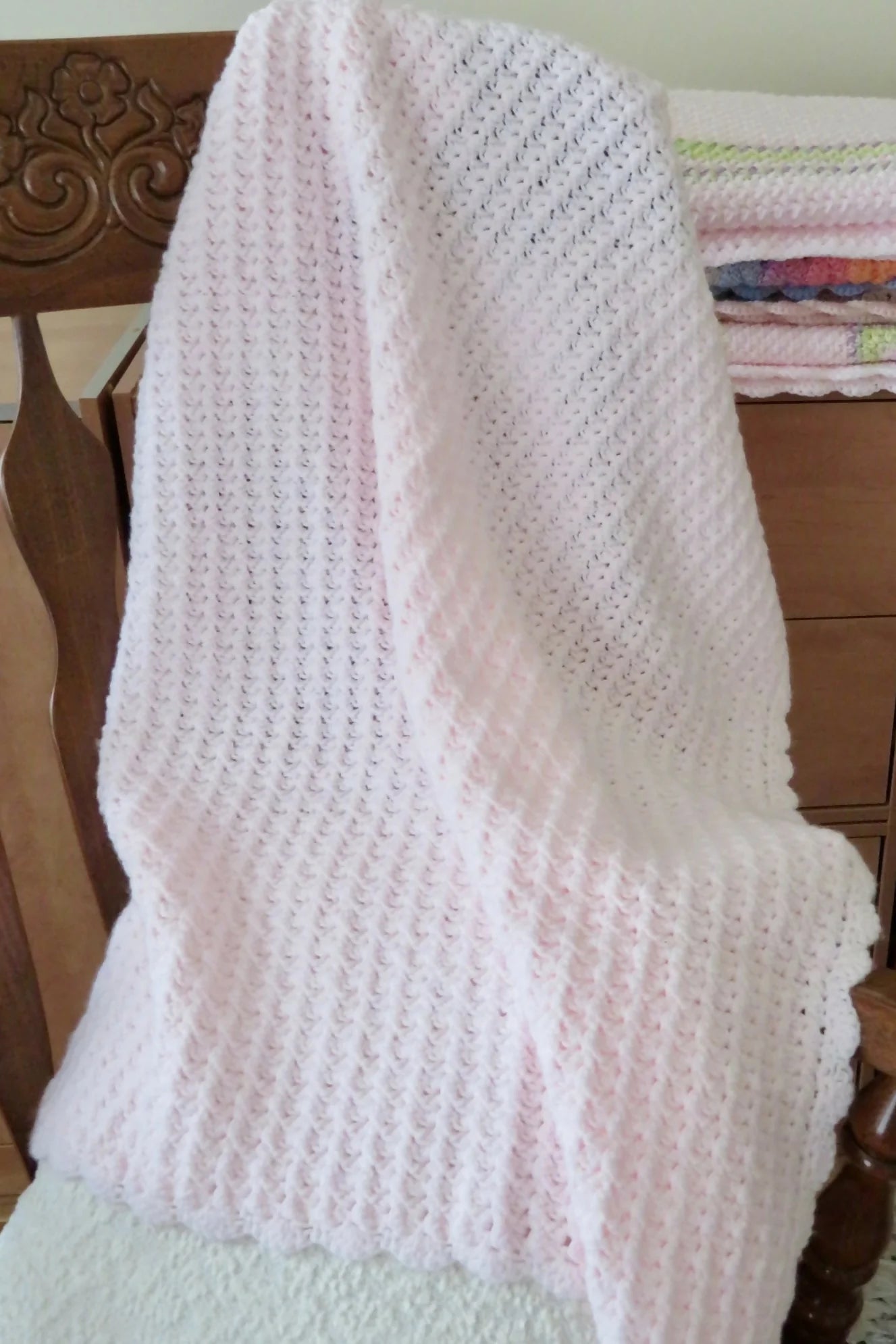 First Cuddles Baby Blanket (Crochet)