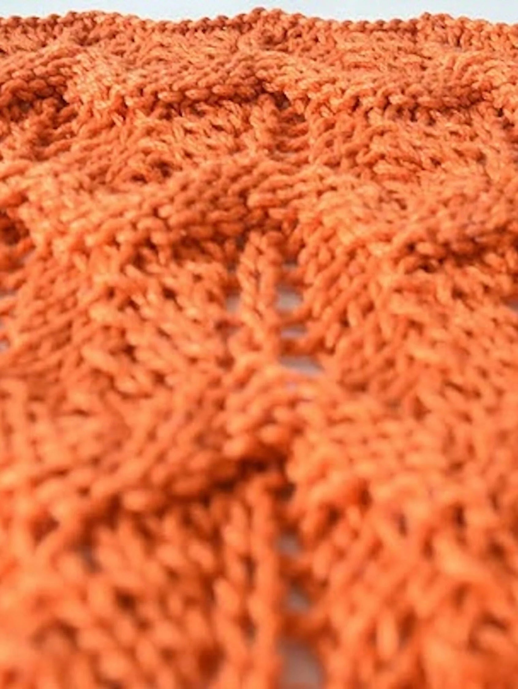 Puff Lace Washcloth (Knit)